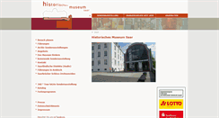 Desktop Screenshot of historisches-museum.org